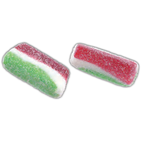 Chewing gum Fini Pastèque, bonbon pasteque,bubble gum forme pastèque