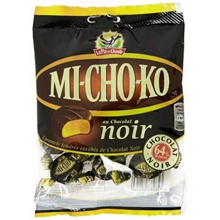 12 Sachets Chocolat MiChoKo Noir 100g - Sachets 90/100/120g
