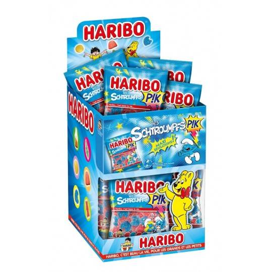 30 Mini Sachets Haribo Schtroumpfs Pik - Accueil - Milleproduits