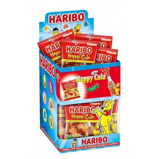 Mini Sachets Haribo Happy Cola Bonbons Milleproduits