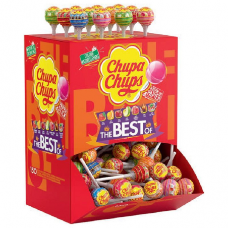 150 Sucettes Chupa Chups Best of | Milleporudits.com : vos bonbons et chocolats préférés en ligne à prix grossiste !