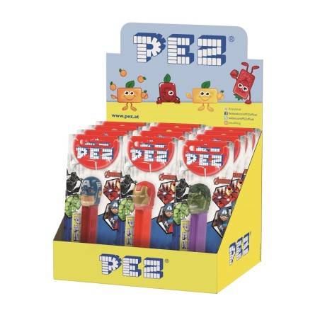 12 Distributeurs PEZ Avengers Marvel | Milleproduits.com : bonbons, chocolats, snacks à prix grossiste