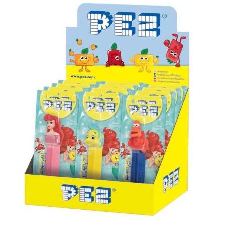 12 Distributeurs PEZ La Petite Sirène | Milleproduits.com : vos bonbons et chocolats préférés à prix grossiste