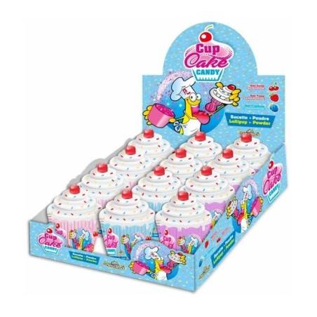 12 Sucettes Cup Cake Candy | Milleproduits.com : bonbons, chocolats, snacks en ligne à prix grossiste