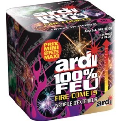 Artifice Compact Fire Comets 100% Feu - Artifices Compacts
