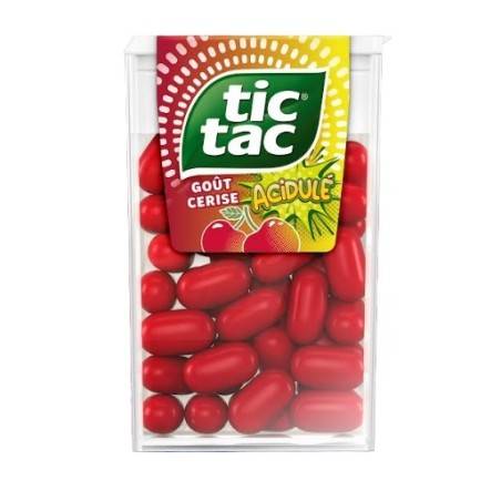 24 Etuis Tic Tac Cerise | Tic Tac | Milleproduits.com