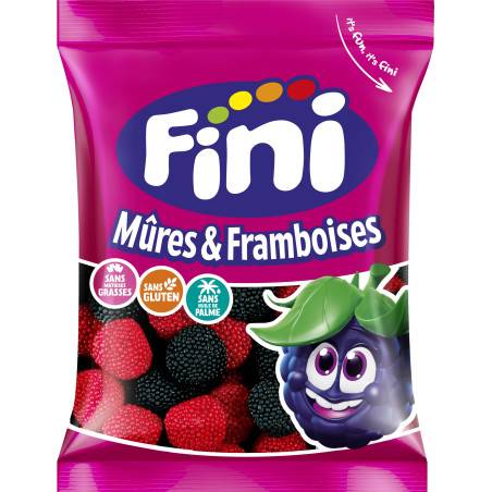 12 Sachets Bonbons Fini Mûres et Framboises Halal | Milleproduits.com : bonbons, chocolats, snacks en ligne à prix grossiste