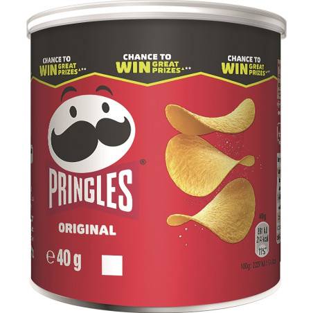 12 Pringles Original  40g | Milleproduits.com : vos bonbons et chocolats préférés à prix grossiste