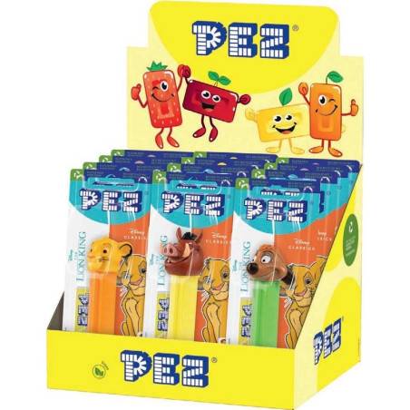 12 Distributeurs PEZ Le Roi Lion | Milleproduits.com : vos bonbons et chocolats préférés à prix grossiste