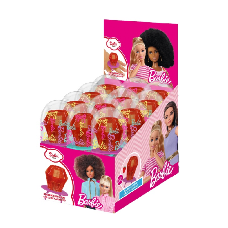 24 Sucettes Bagues Barbie Diamond | Milleproduits.com : bonbons, snacks, chocolats en ligne à prix grossiste