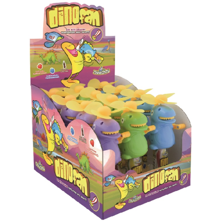 12 Dino Fan Pop| Milleproduits.com : bonbons, chocolats, snacks en ligne à prix grossiste