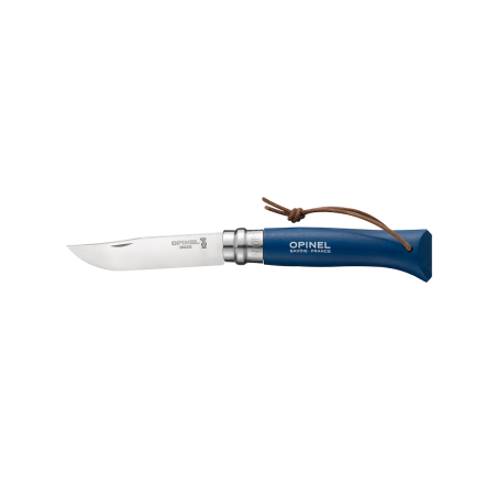 Couteau Opinel N°8 Baroudeur Bleu Inox