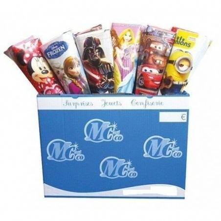 Box Mega Cône Surprise Licence | Milleproduits.com : bonbons, chocolats, snacks en ligne à prix grossiste