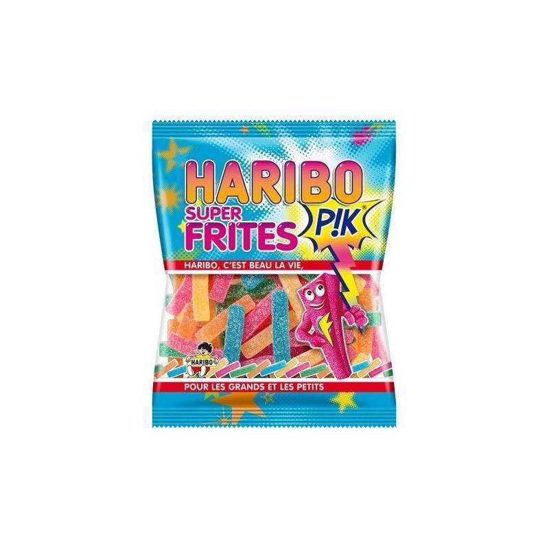 Sachet Bonbons Haribo Super Frites Pik 120 Grammes - Bonbons ...