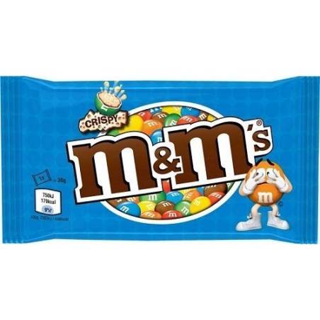 24 Sachets M&M's Crispy 36g | Milleproduits.com : vos bonbons et chocolats préférés en ligne à prix grossiste !