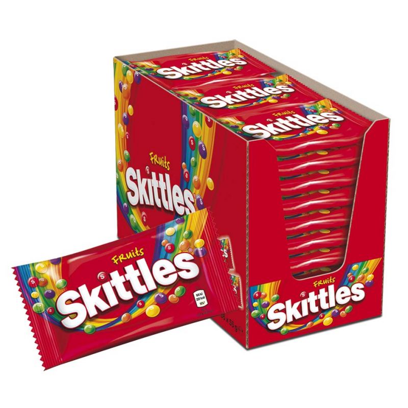 36 Sachets Bonbons Skittles Fruit - Mini sachets 40g - Milleproduits